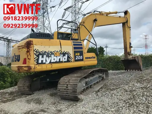 Đào xích KOMATSU HB205-2