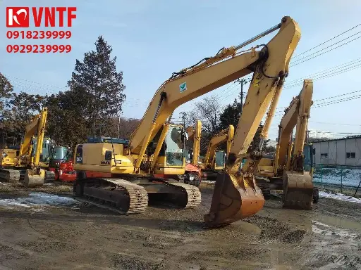 Đào xích KOMATSU PC200-8N1